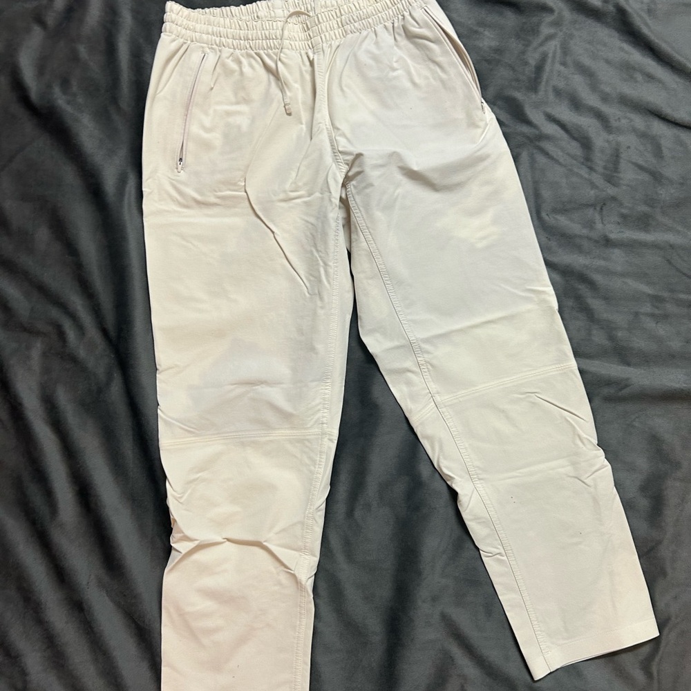 Outdoor Voices Retrek in Bone (Cream White) Cropped Pants Relaxed Fit